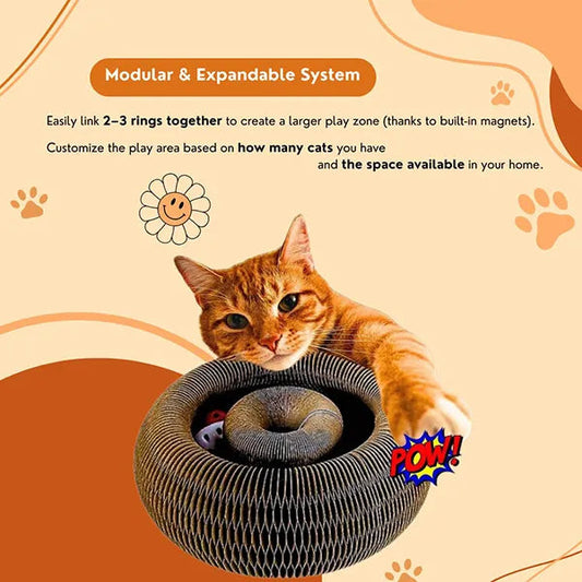 KITTYSPIN™ | 2-IN-1 SCRATCHER & SPINNING TOY