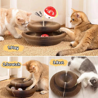 KITTYSPIN™ | 2-IN-1 SCRATCHER & SPINNING TOY