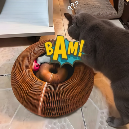 KITTYSPIN™ | 2-IN-1 SCRATCHER & SPINNING TOY