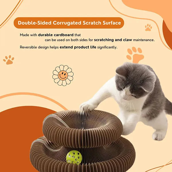KITTYSPIN™ | 2-IN-1 SCRATCHER & SPINNING TOY